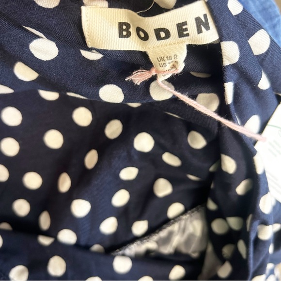 Boden Samantha Scoop Jersey Dress
French Navy, Painted Dot (size 14) - Picture 7 of 8